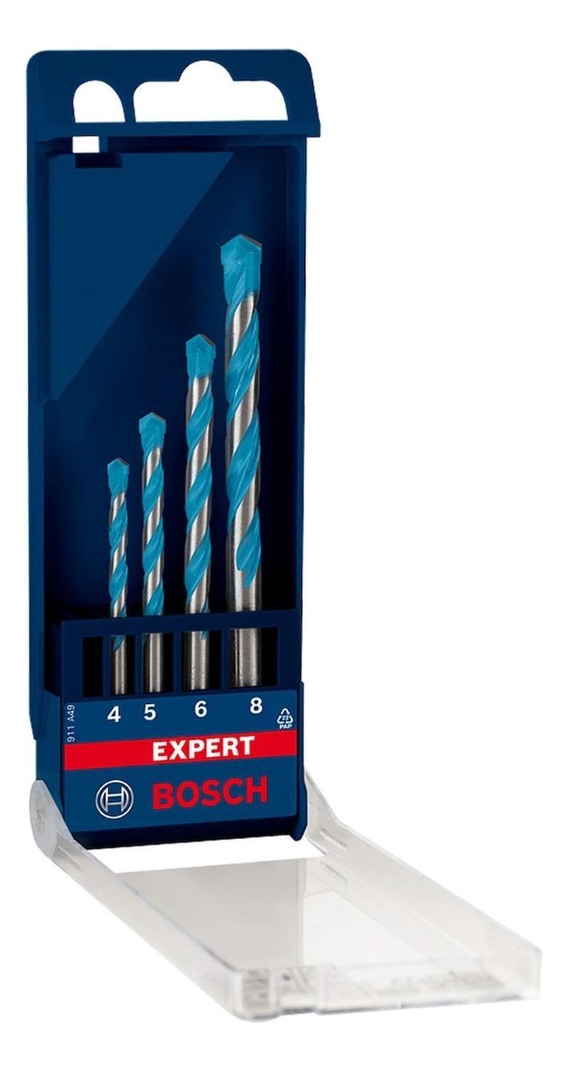 Set 4 Brocas Expert Cyl-9 Multiconstruction Ø4, 5, 6, 8mm-3