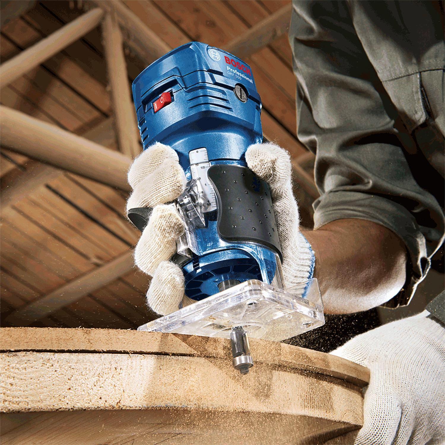 Fresa Enrasadora PRO Bosch 1/2'' x 3/8'' Vástago 1/4''-5