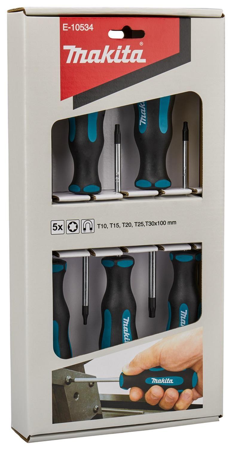 Set Destornilladores TORX (T10, T15, T20, T25, T30) 5 Pzas.- Makita-3