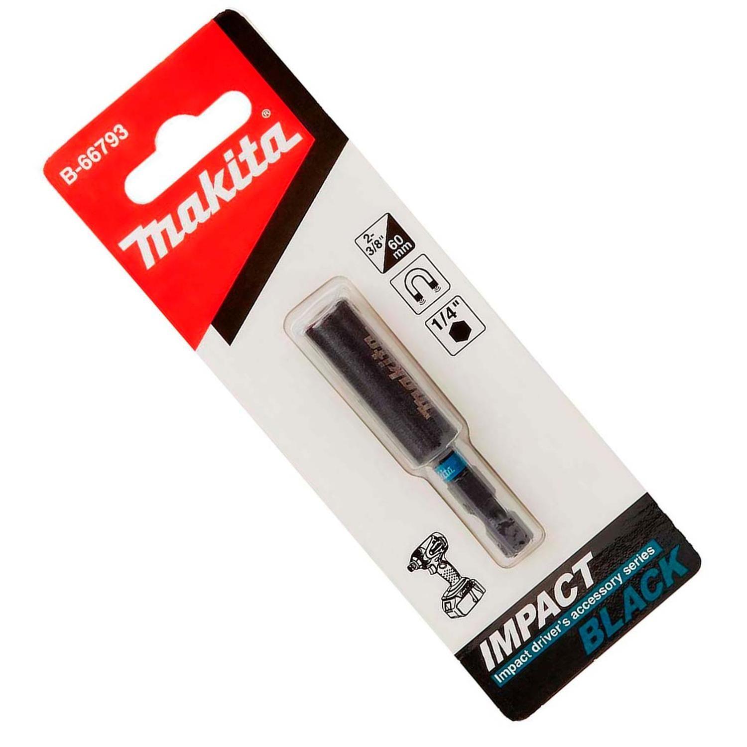 Portapuntas Magnético 60mm Hex. 1/4'' Impact Black Makita-4