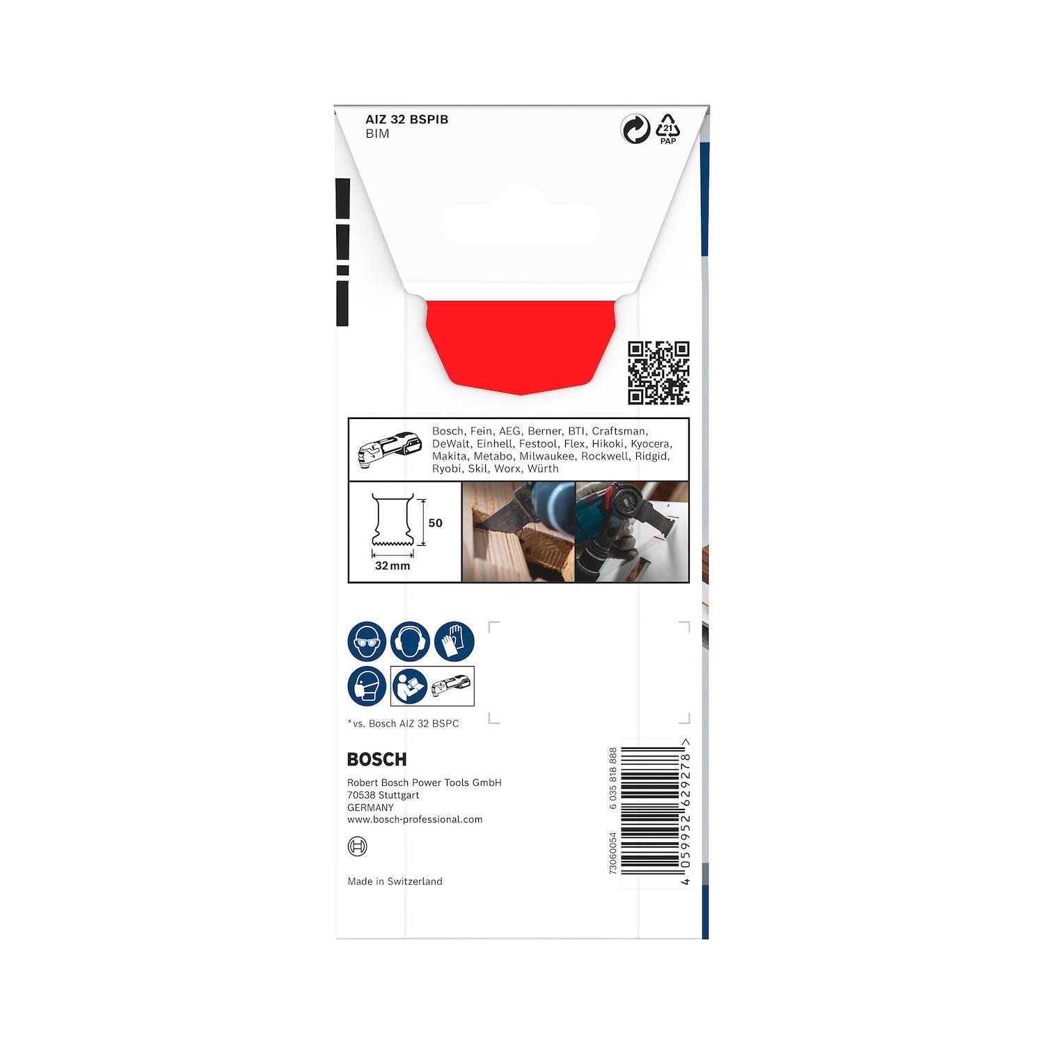 Hoja Inmersión Bosch AIZ32BSPIB Starlock BIM 32mm-9