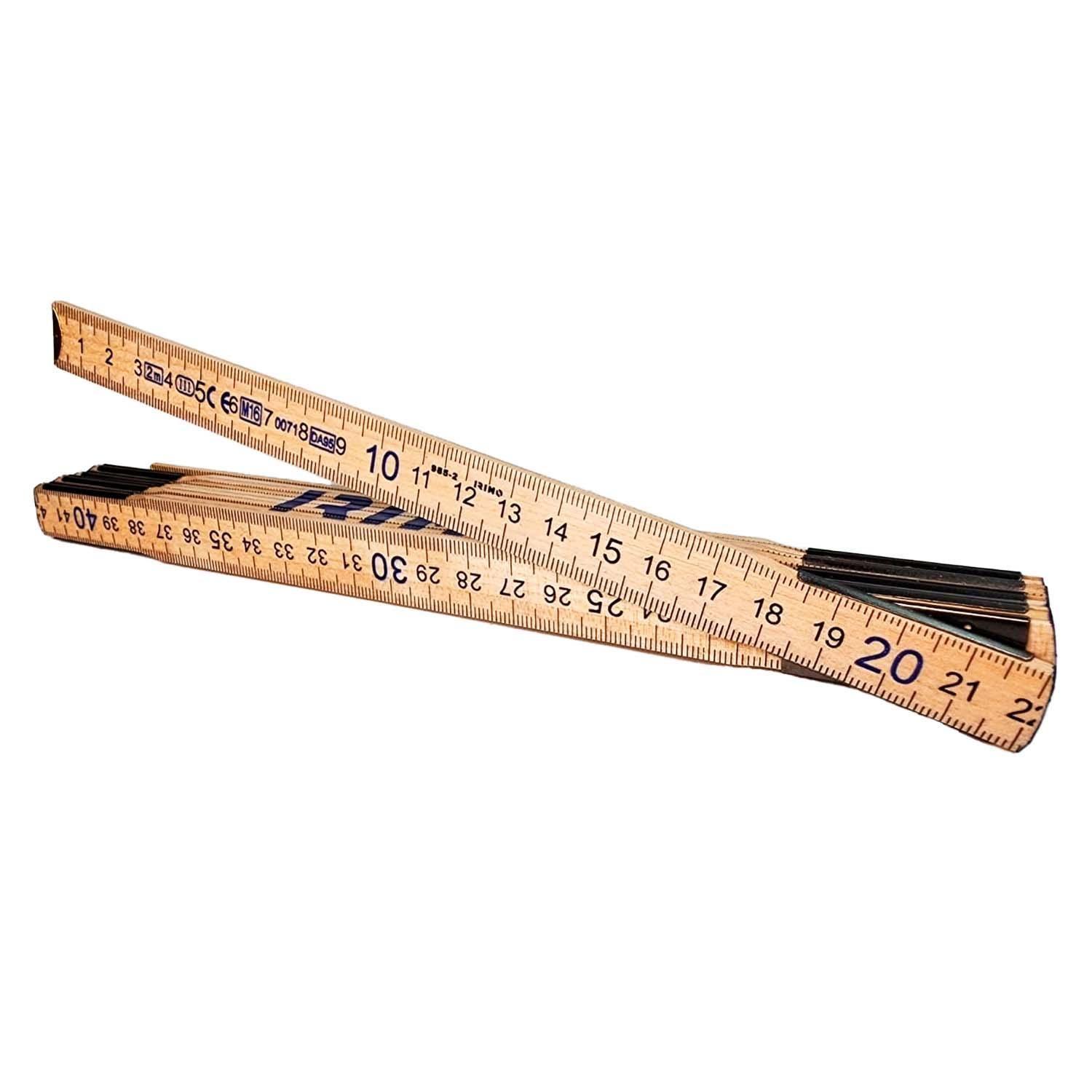 Regla Plegable de Madera Irimo 985-2-1 2m 10 Hojas-0