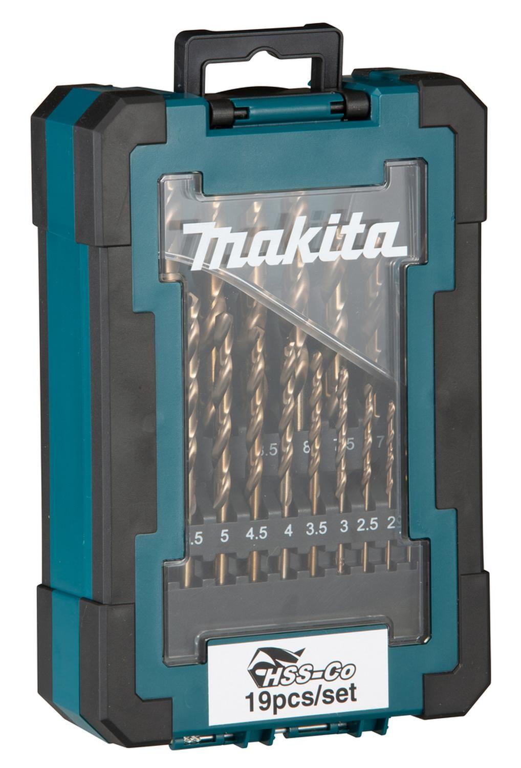 Juego de Brocas Para Metal HSS- CO 1-10mm 19 Pzas - Makita-2