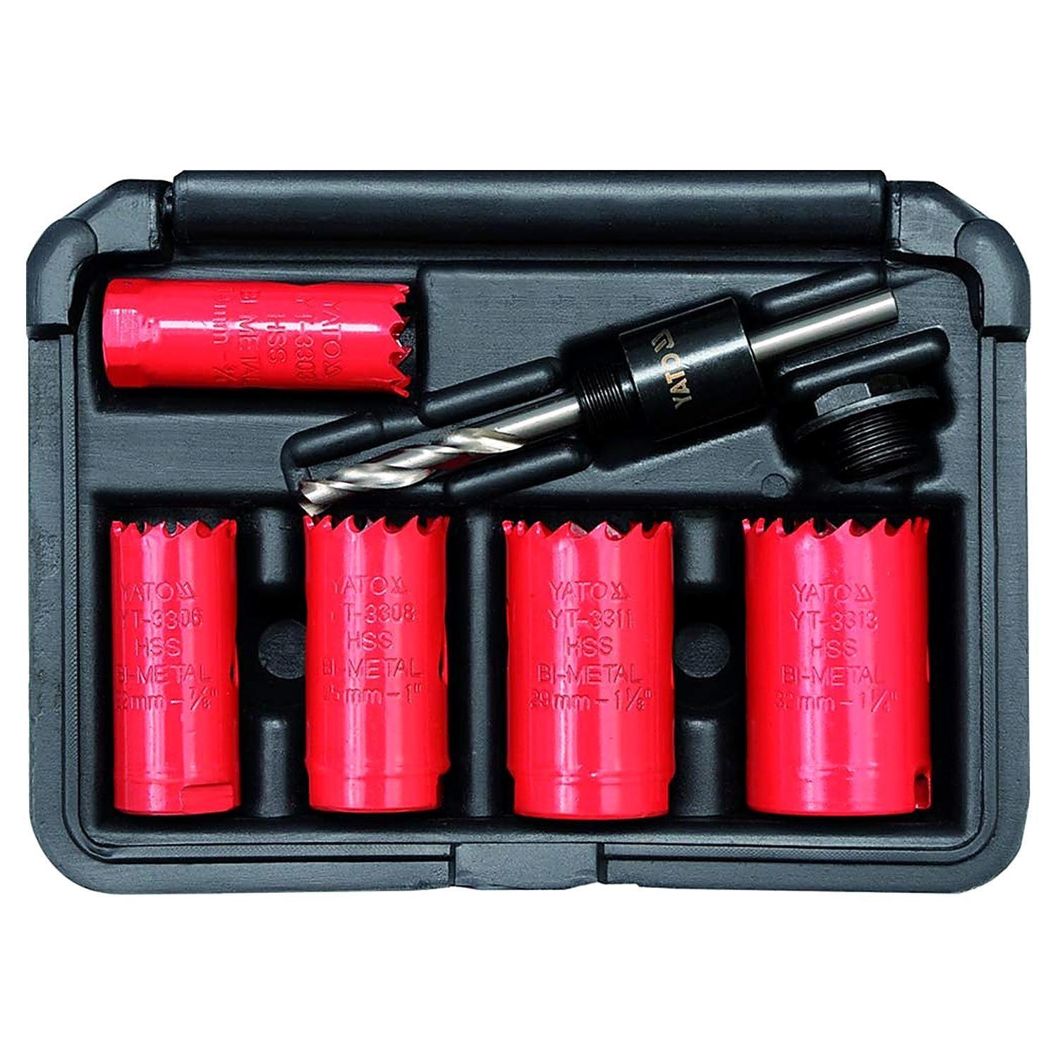 Set Sierras Copa HSS M3 YATO Metal 7pz 19-32mm Automotriz-2