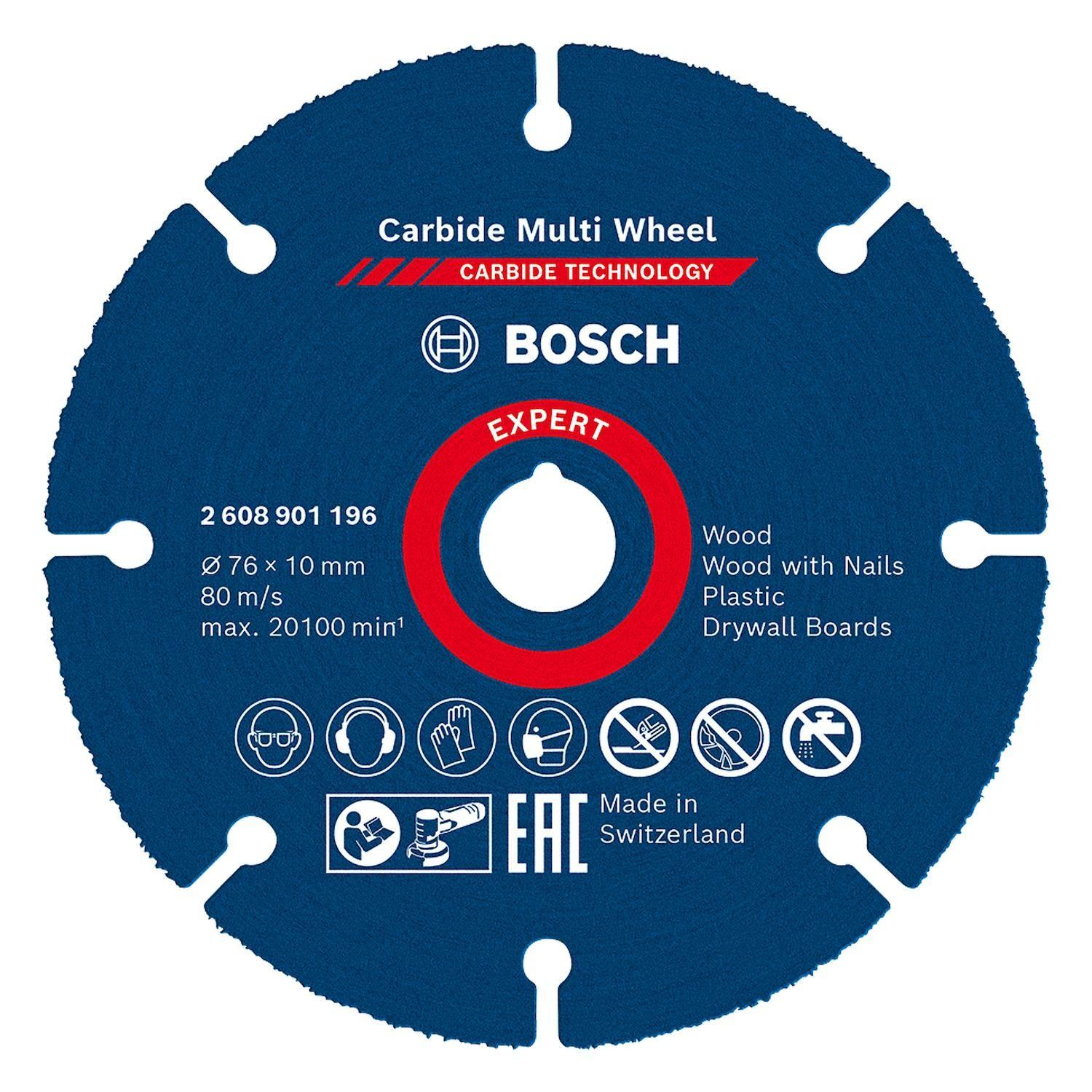 Disco De Corte Expert Carbide Multi Wheel 76mm (3'') Bosch-1