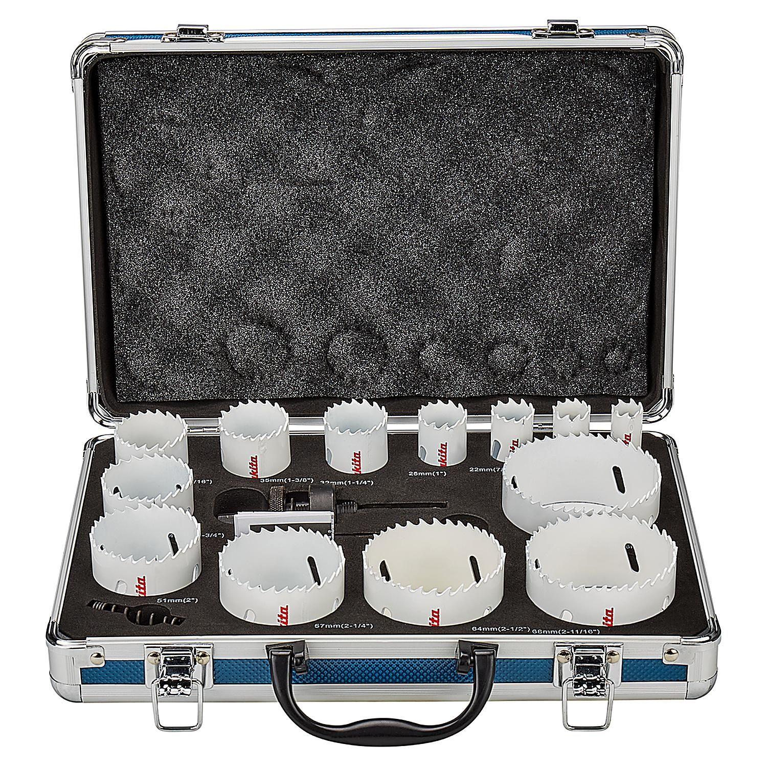 Set Sierras Copas HSS BIM Ø 16 - 76mm 16 Pzas - Makita-0