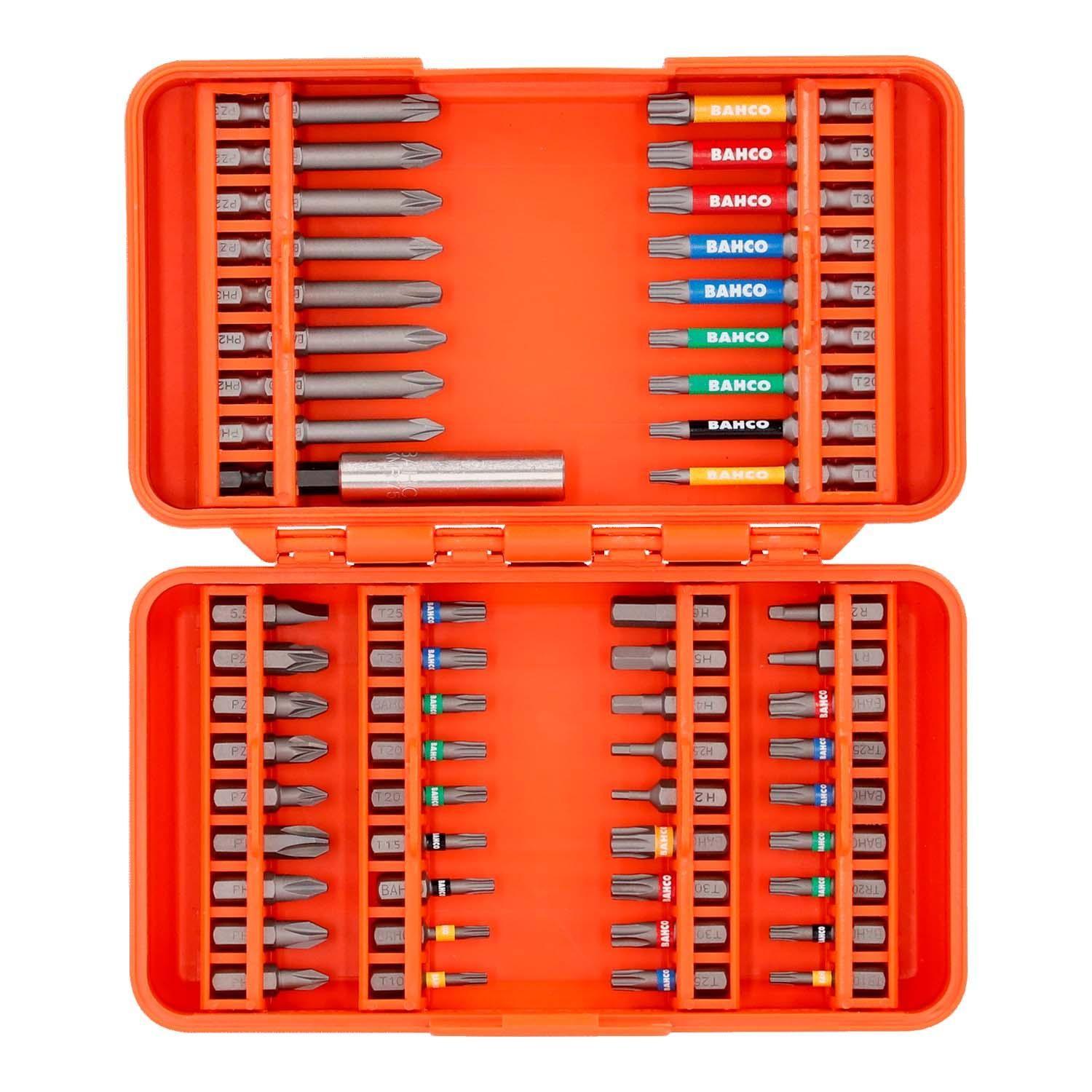 Set 54 Puntas Bits BAHCO 59S/54C-1 1/4" Torx Phillips Hex-1