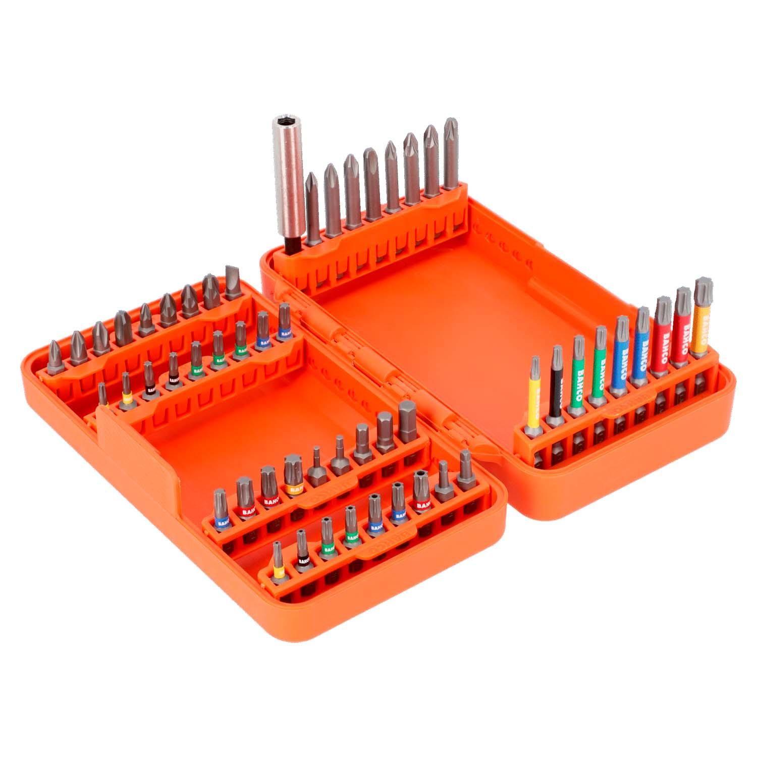 Set 54 Puntas Bits BAHCO 59S/54C-1 1/4" Torx Phillips Hex-3