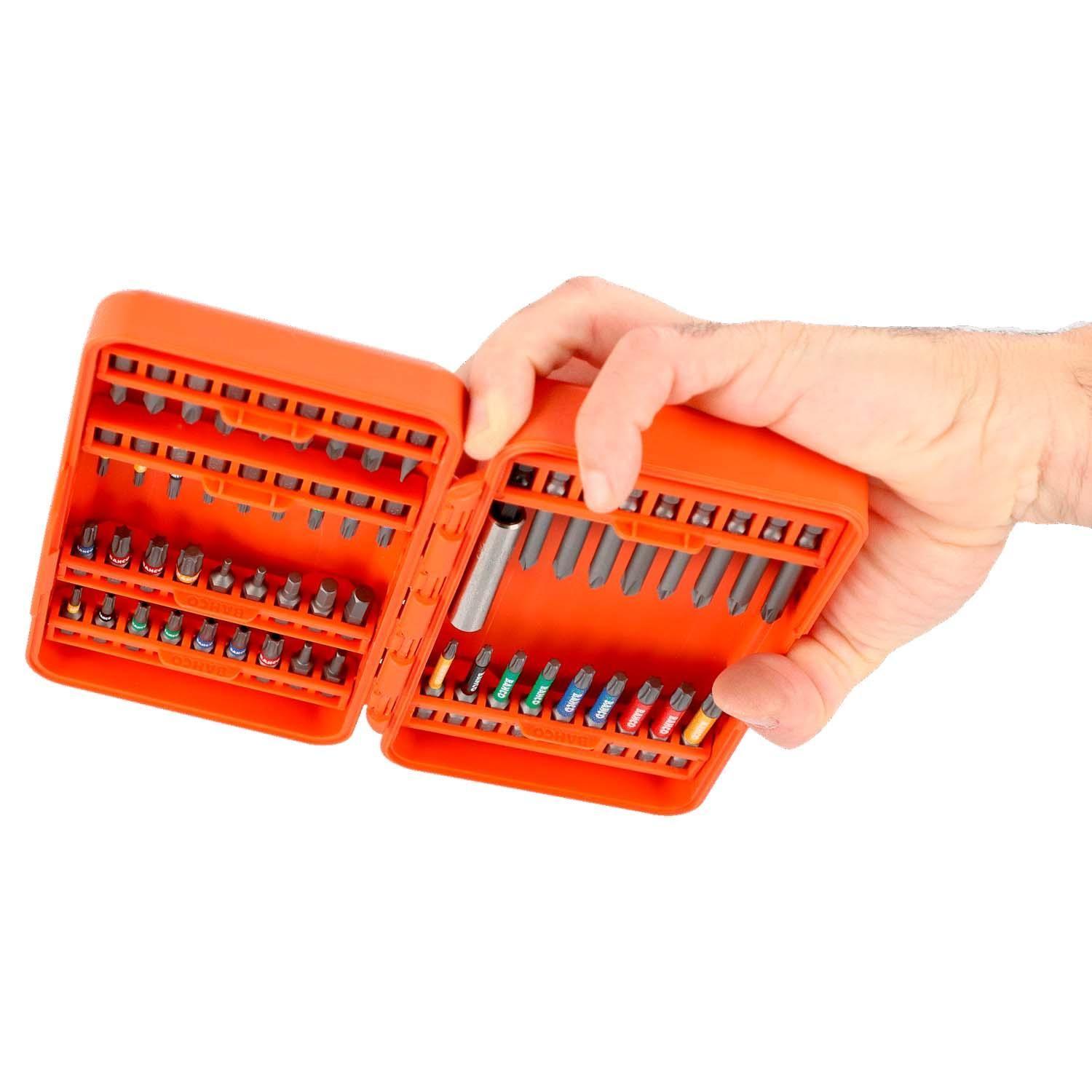 Set 54 Puntas Bits BAHCO 59S/54C-1 1/4" Torx Phillips Hex-6