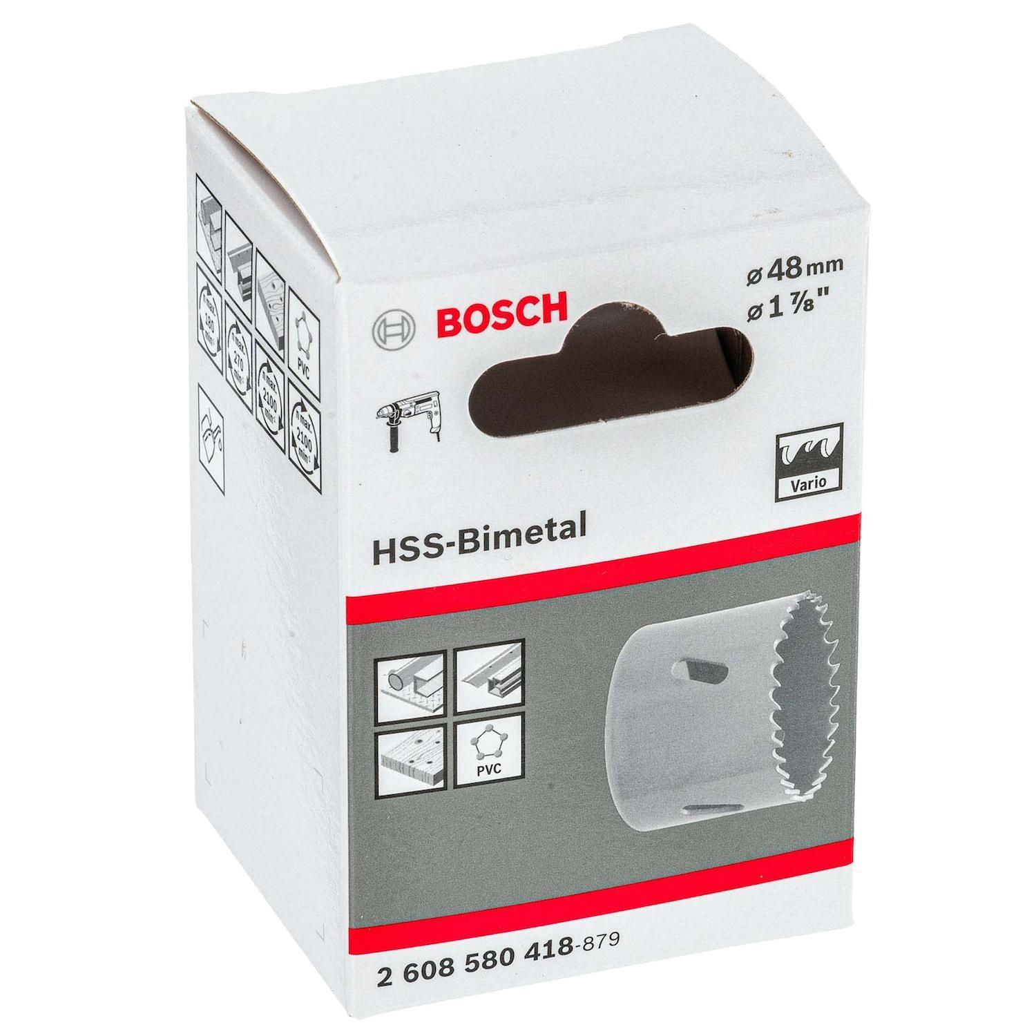 Sierra Copa HSS-Bimetálica 48mm (1-7/8'') CJ - Bosch-0