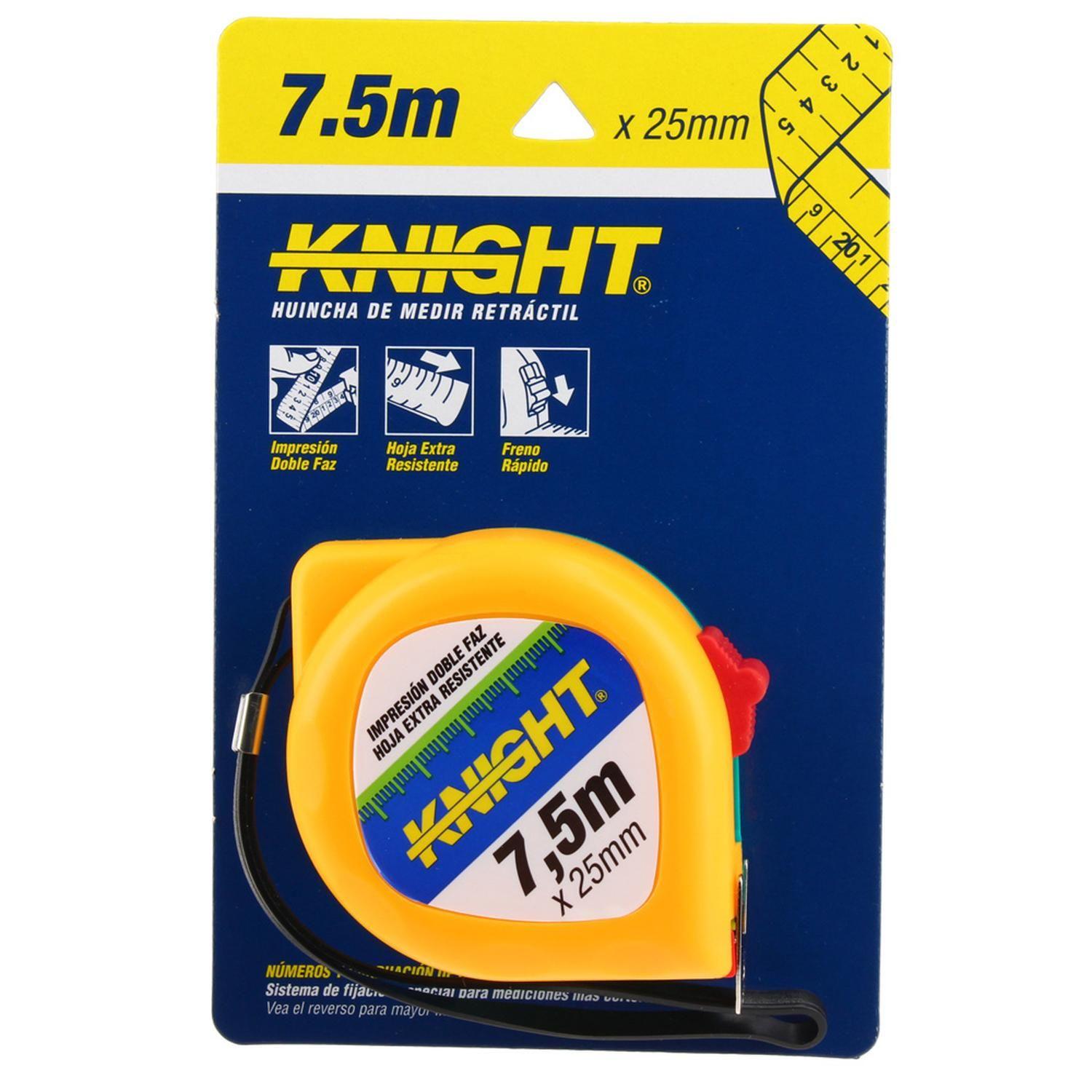 Huincha De Medir 7,5mx25mm - Knight-2