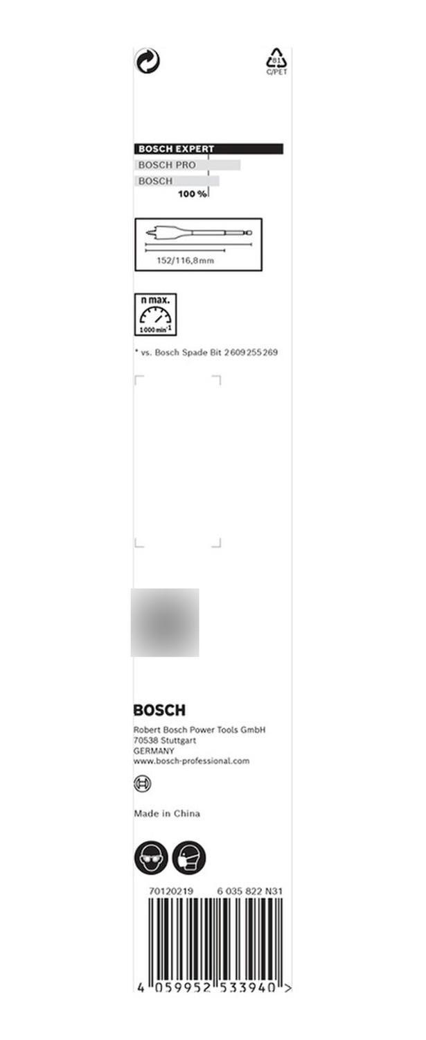 Broca Paleta Expert Self Cut Speed 22 X 152mm – Bosch-3