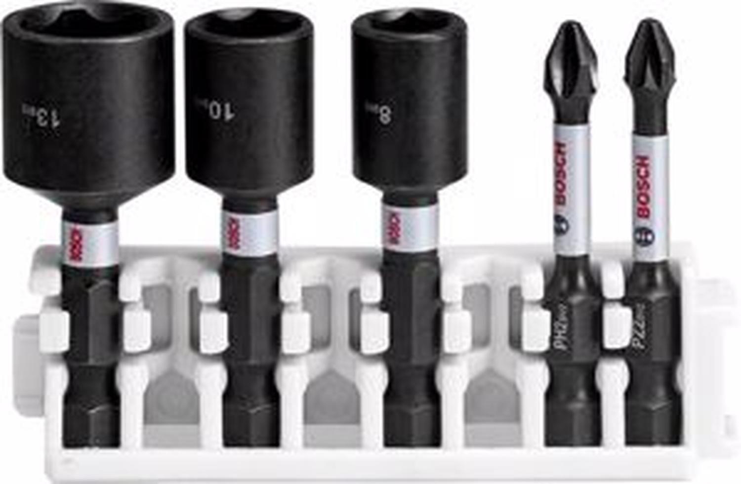 Set Puntas y Vasos Magneticos Impact Control 5 Pzas - Bosch-0