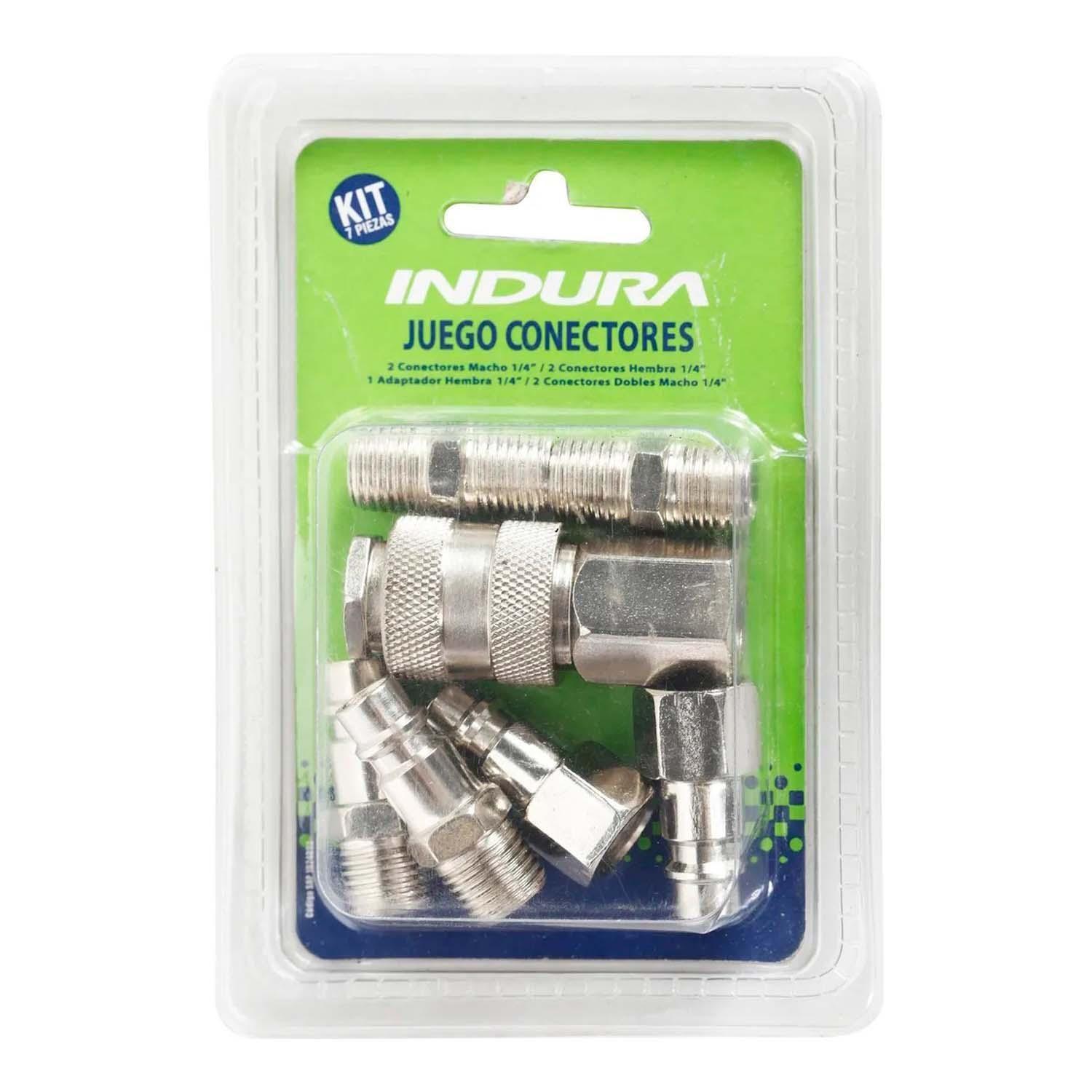 Set Conectores Rápidos INDURA 1024092 7 Pzs Compresor 1/4-0