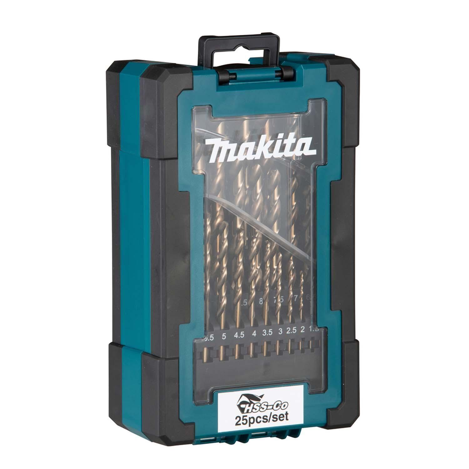 Juego de Brocas Para Metal HSS- CO 1-13mm 25 Pzas - Makita-2