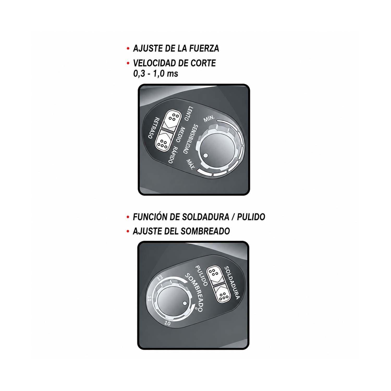 Máscara Soldar Fotosensible Yato YT-73921 DIN 4/5-8/9-13-4