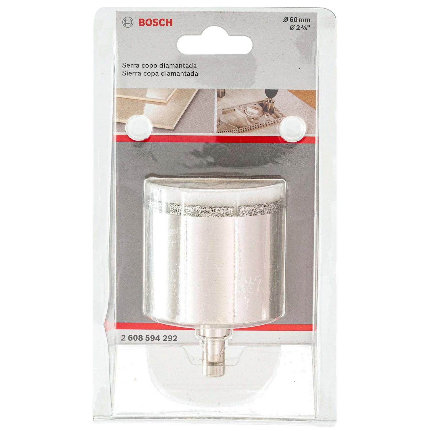 Sierra Copa Diamantada Bosch 60mm Ceramica Porcelanato-1