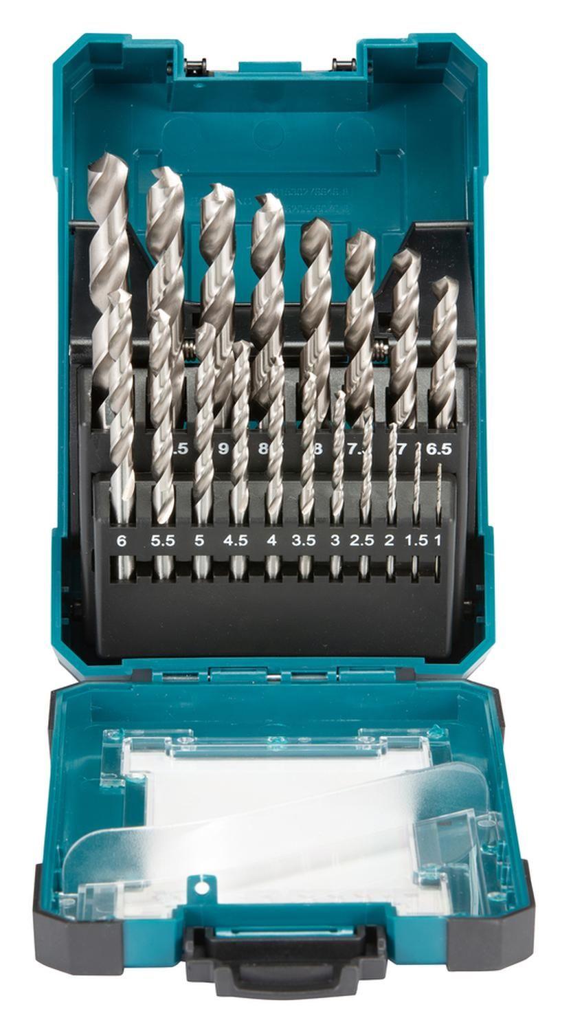 Set Brocas Para Metal HSS-G (1-10mm) 19 Pzas - Makita-1