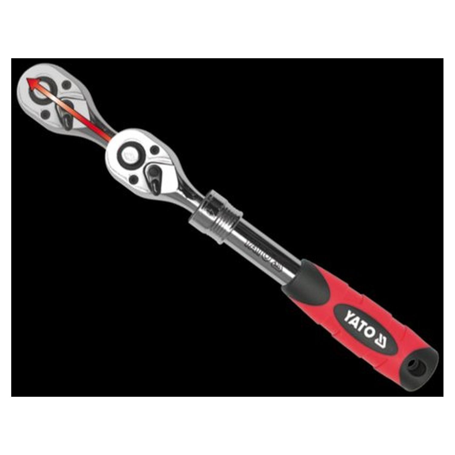Chicharra Extensible Cuadrante 1/4'' 150 - 200mm- Yato-3