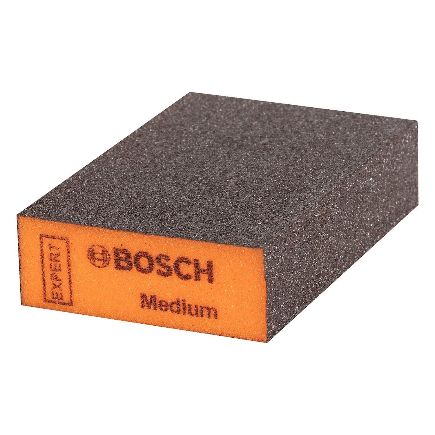 Esponja Lija Bosch Expert S471 69x97mm Medio Naranjo Plana-0