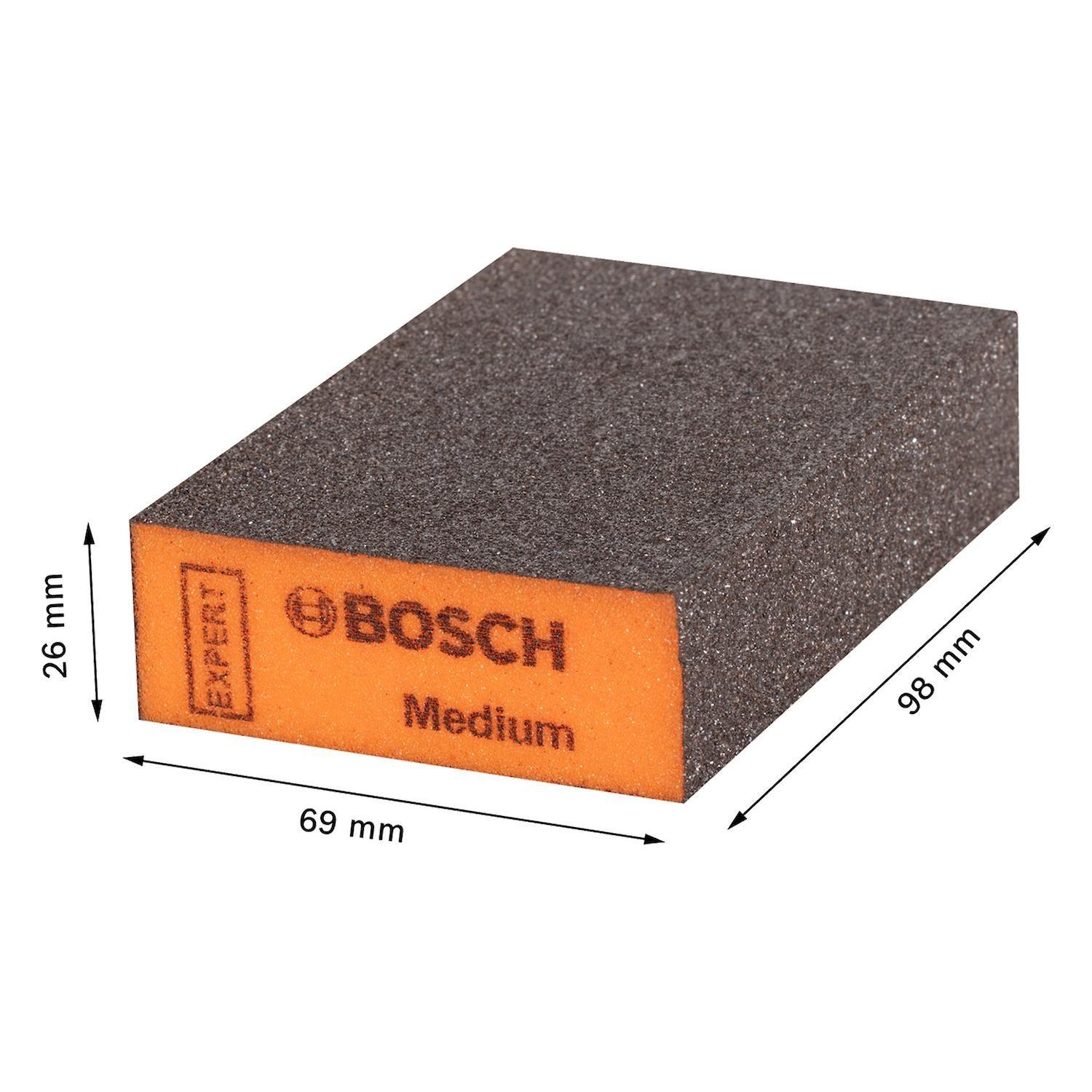 Esponja Lija Bosch Expert S471 69x97mm Medio Naranjo Plana-1