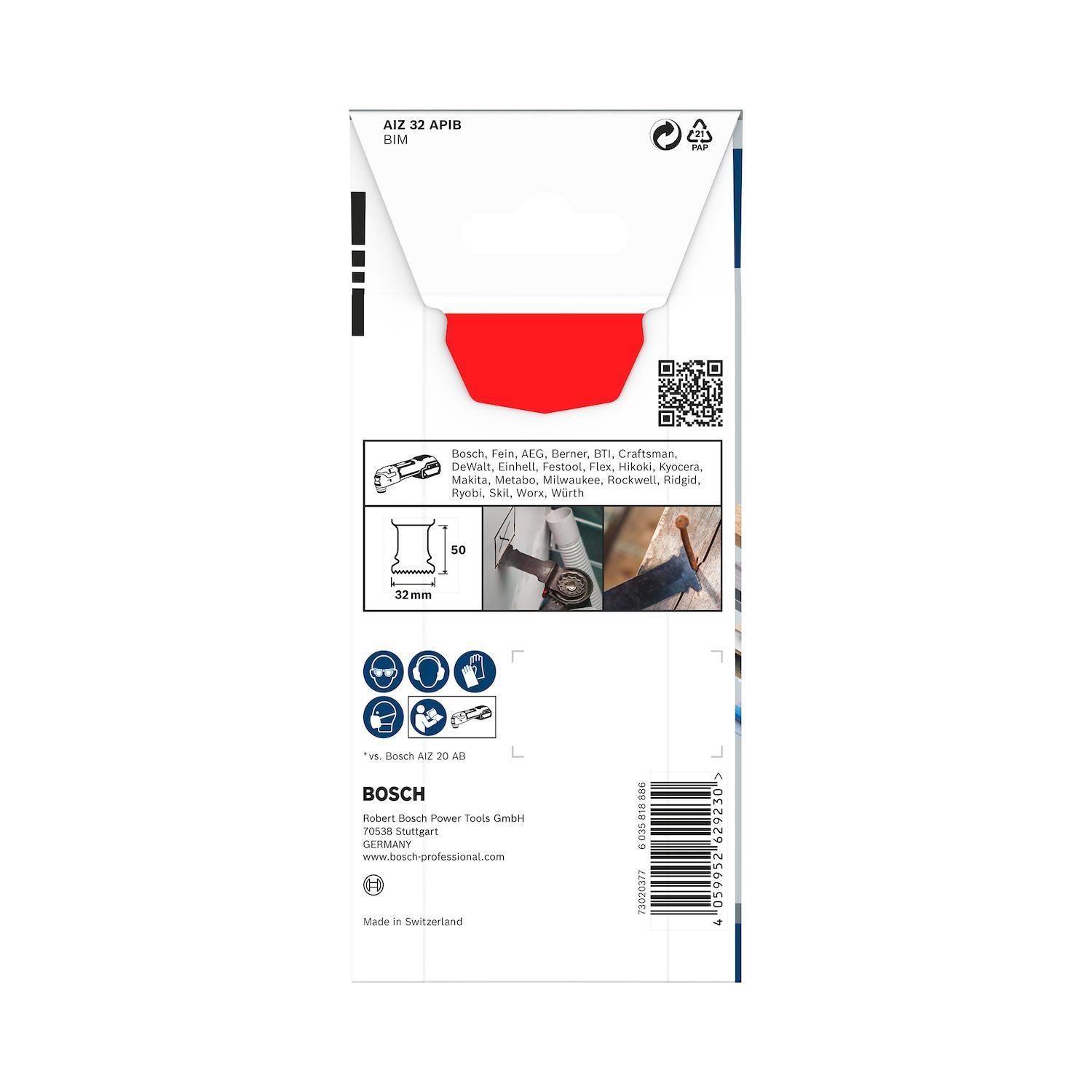 Hoja Inmersión Bosch AIZ32APIB Starlock BIM 32mm-5