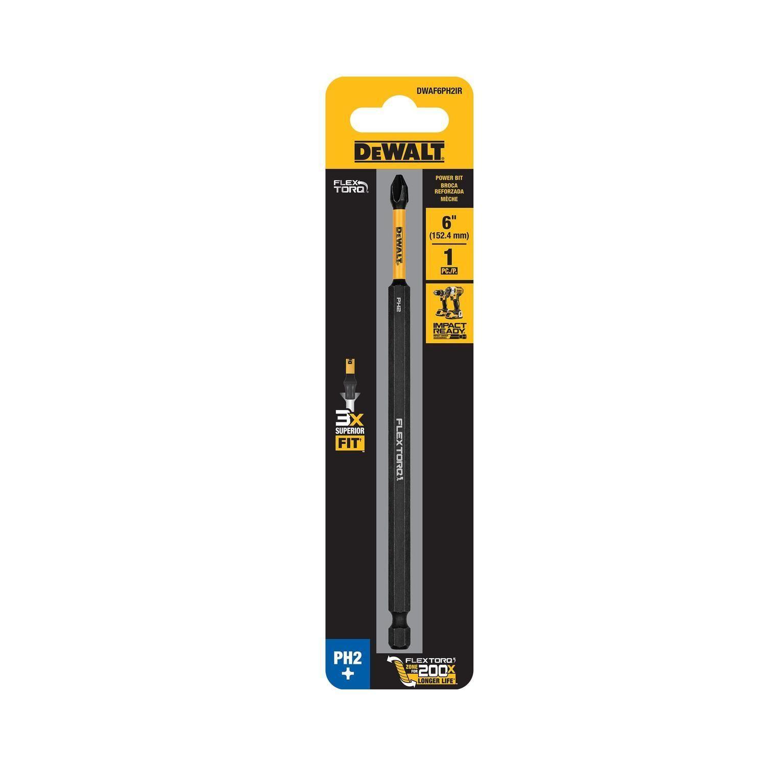 Punta de Atornillar FLEXTORQ PH2 - 6'' (152.4mm) - DeWALT-2