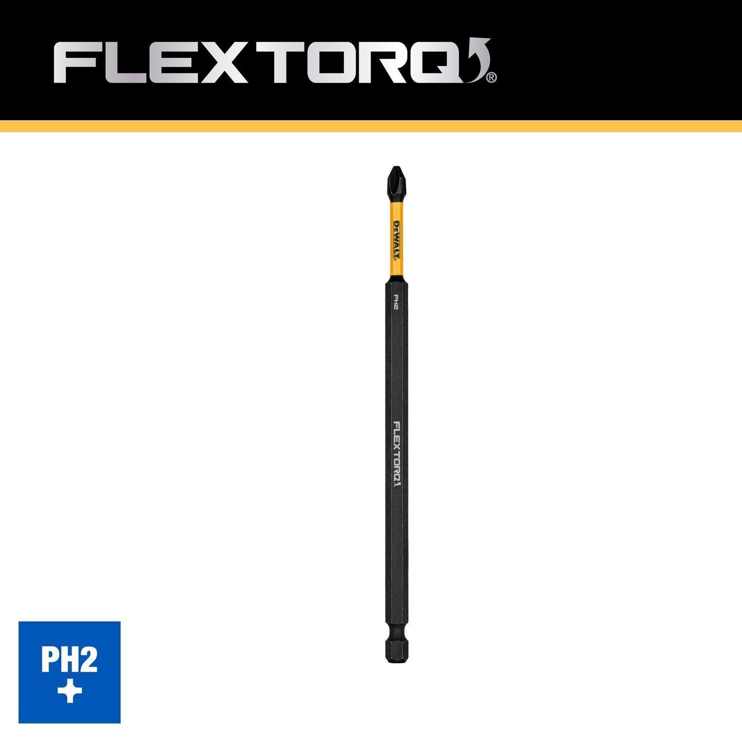 Punta de Atornillar FLEXTORQ PH2 - 6'' (152.4mm) - DeWALT-3
