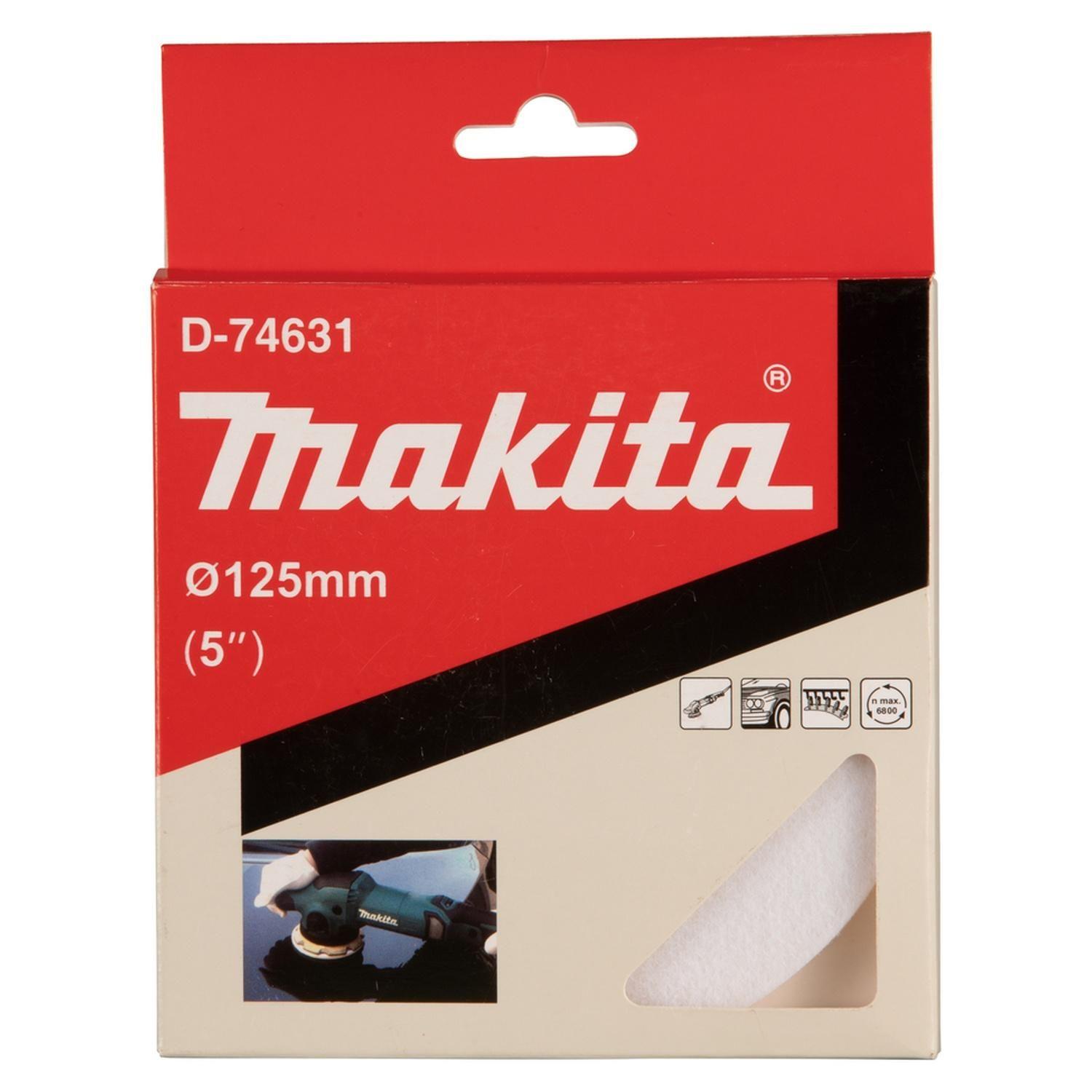 Disco De Fieltro pulido 125mm Suave - Makita-2