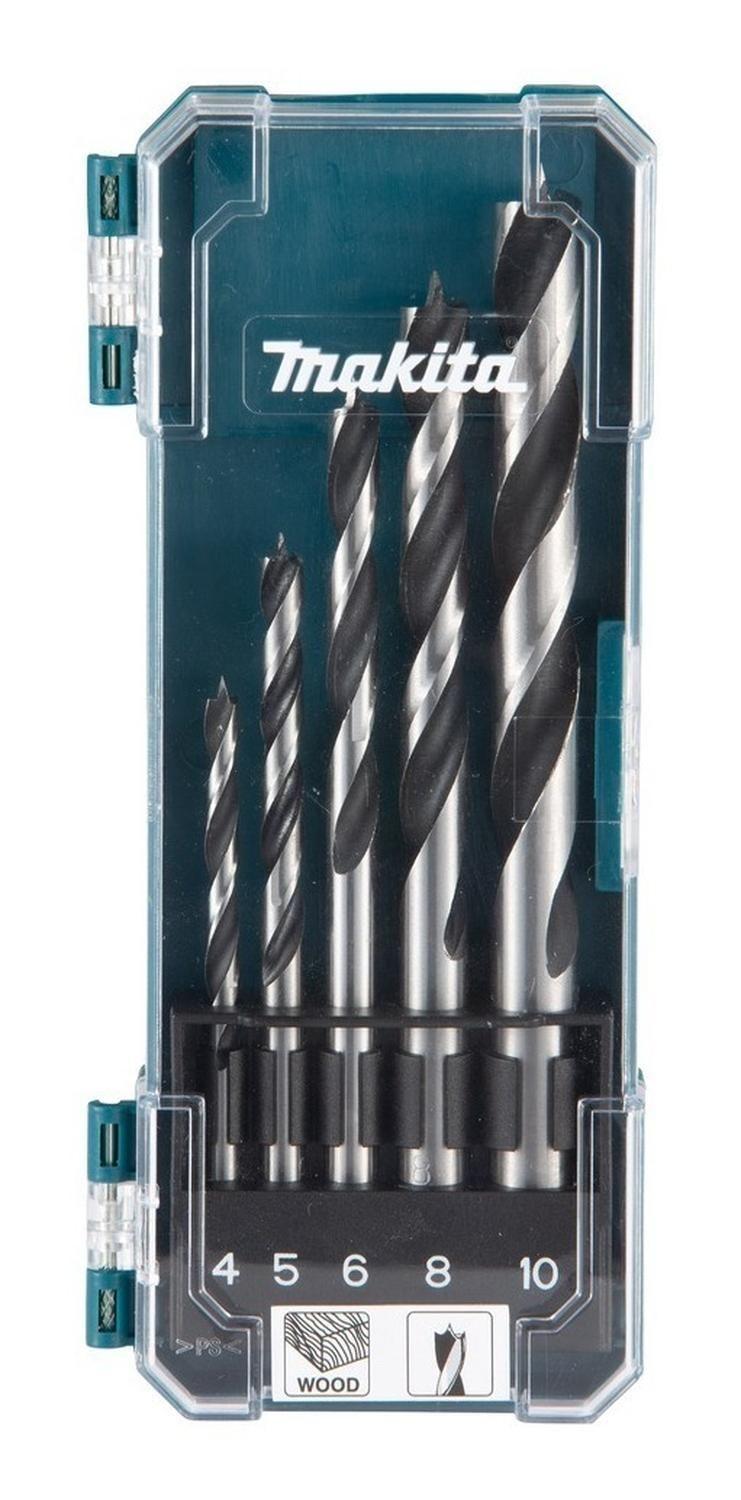Set 5 Broca Para Madera 4, 5, 6, 8, 10mm - Makita D-72861-0
