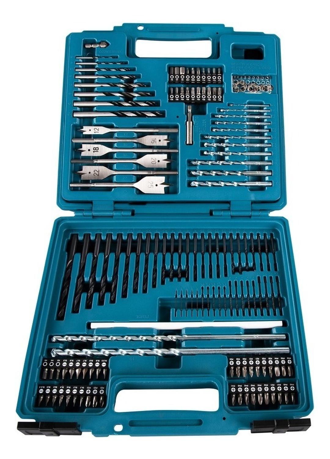 Set 212pzs Brocas Y Puntas. Mz Makita E-06270-0