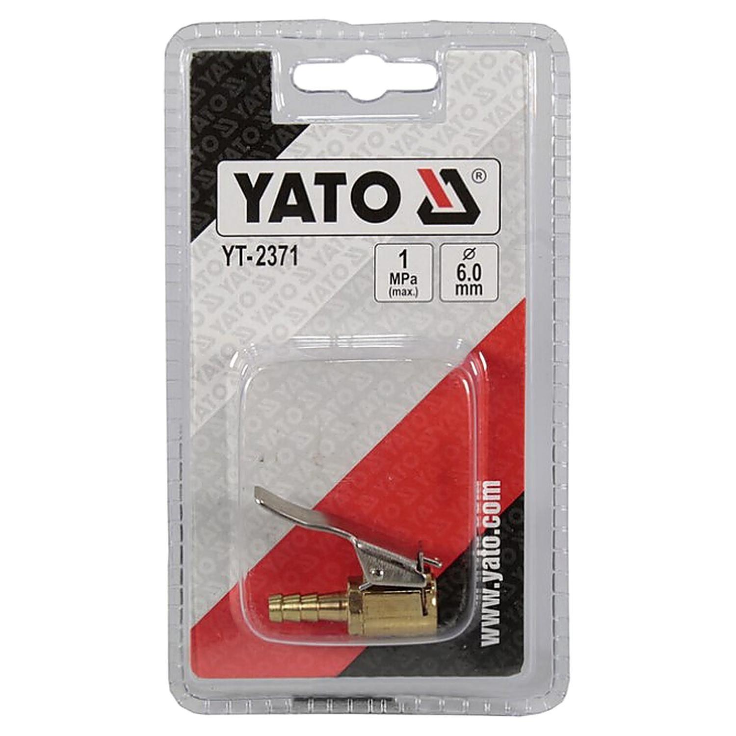 Cabezal Inflador de Neumáticos Yato YT-2371 6mm con Palanca-3