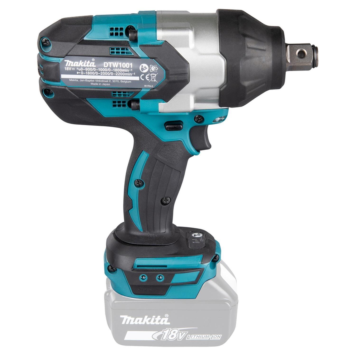 Llave de Impacto Inalámbrica Makita DTW1001 18V 3/4'' 1050Nm-3