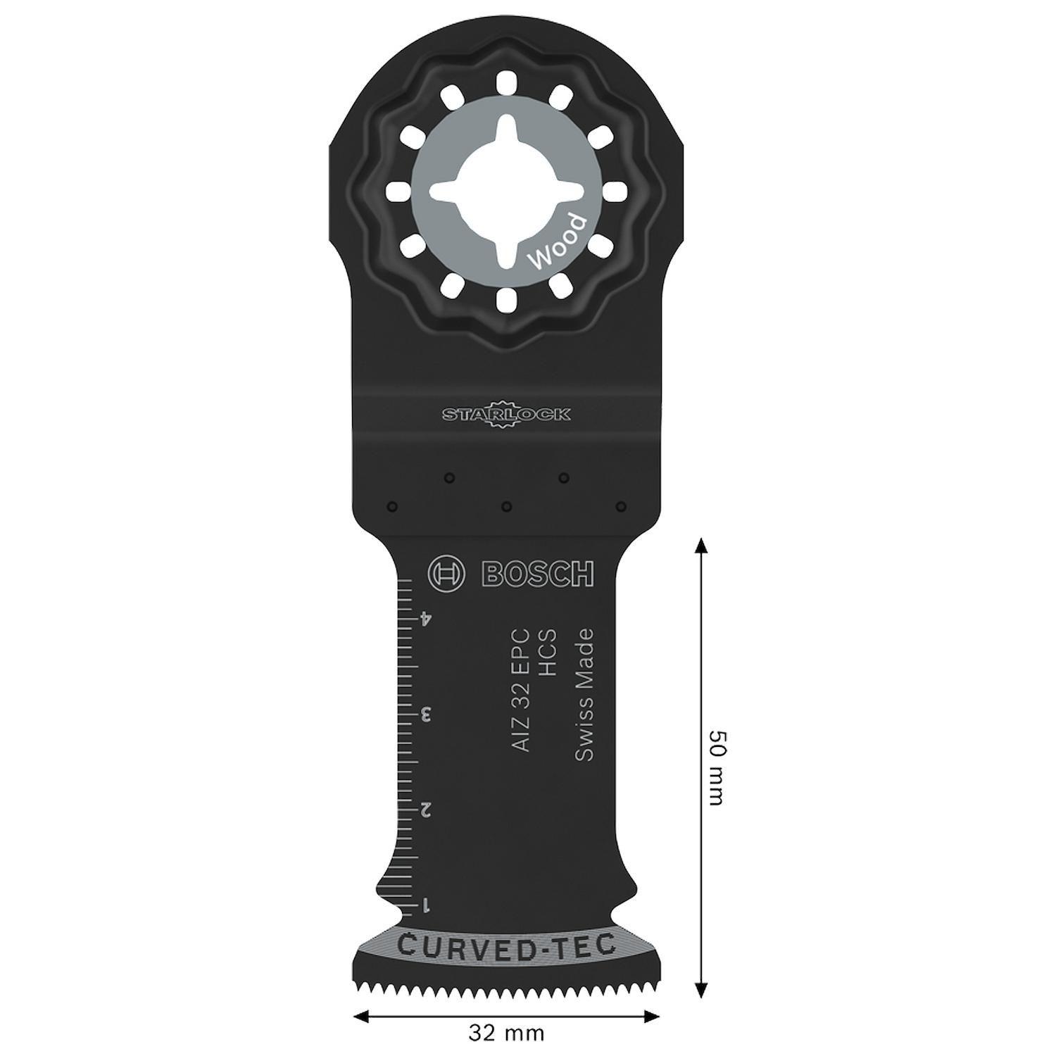 Hoja Multiherramienta Bosch AIZ 32 EPC Madera 32mm Starlock-3