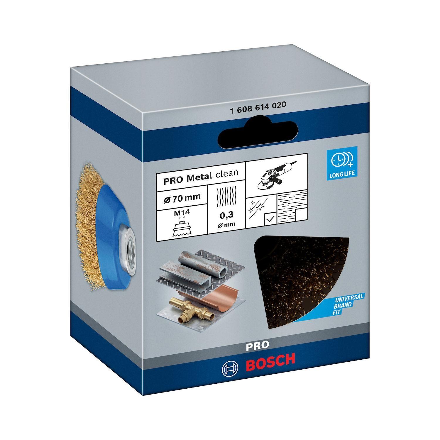Grata Copa Bosch Pro Metal Clean M14 Ondulada 70mm-2