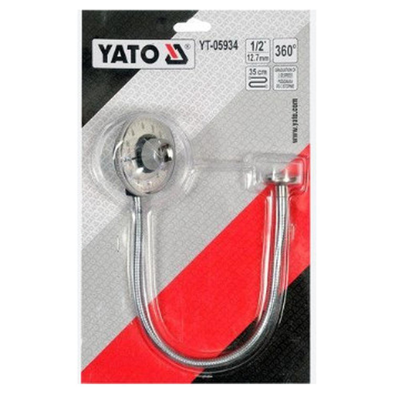 Medidor de Torque Angular Yato YT-05934 1/2'' 360° con Imán-3