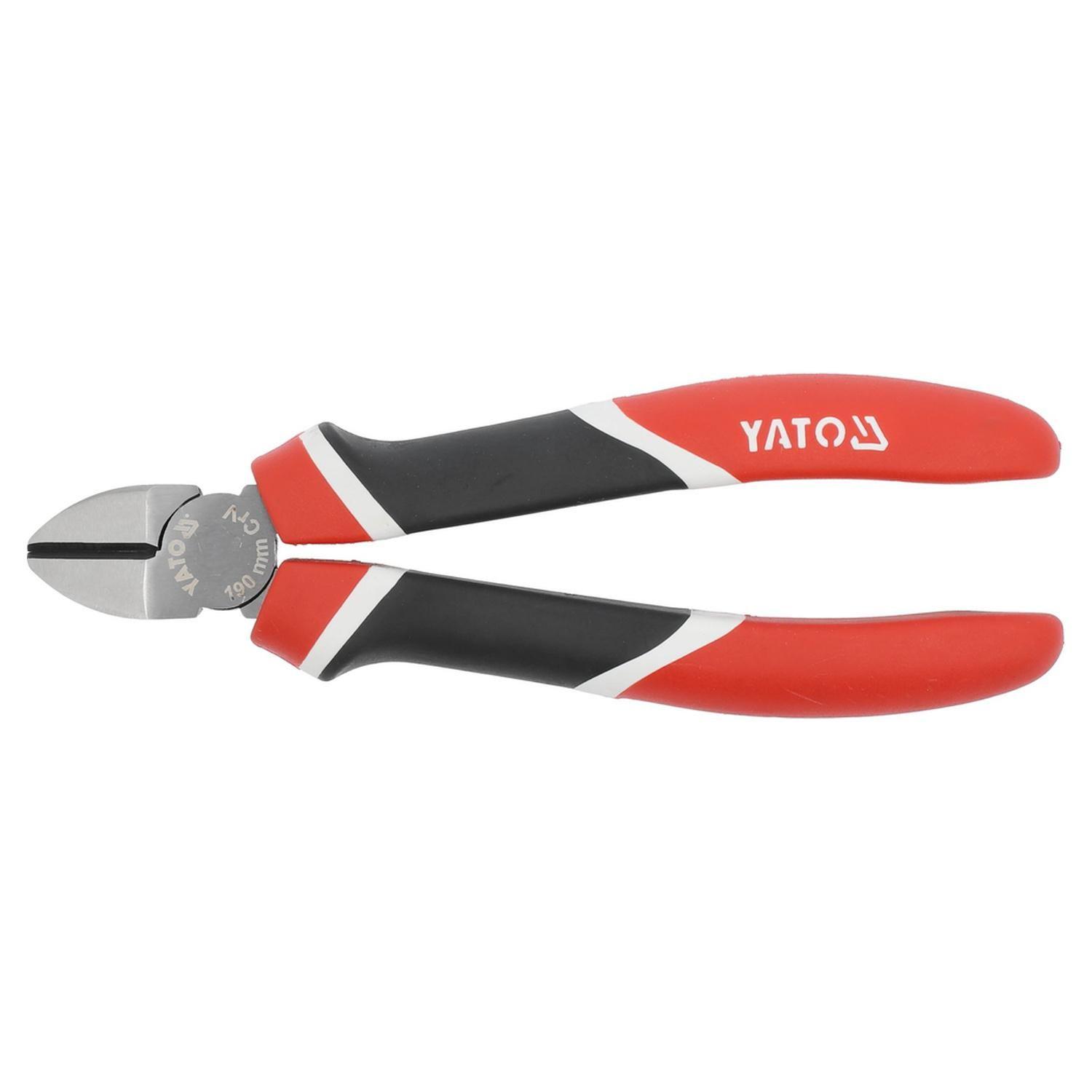 Alicate de Corte Diagonal Yato YT-1948 190mm 7.5'' 55CrV-1