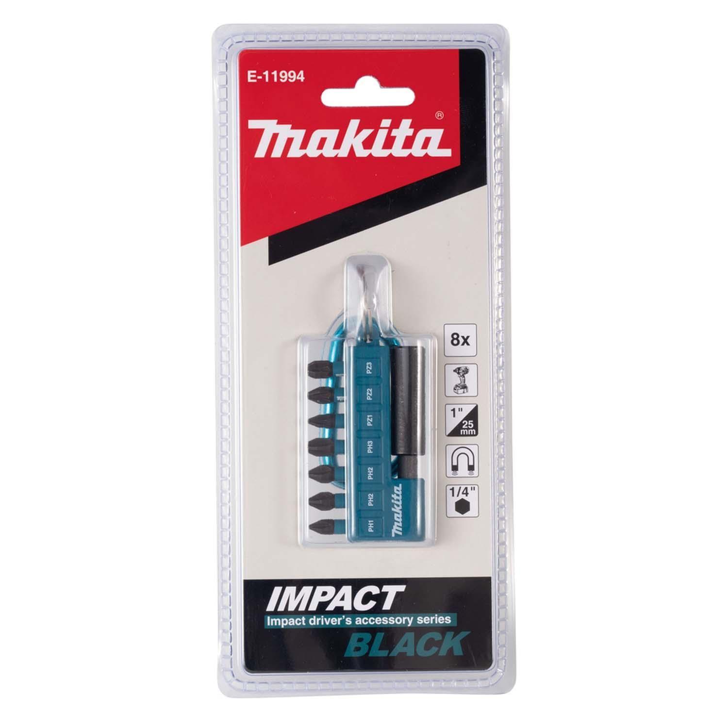 Set Puntas Impact Black PH1/2x PH2/PH3/PZ1/PZ2/PZ3 - Makita-2