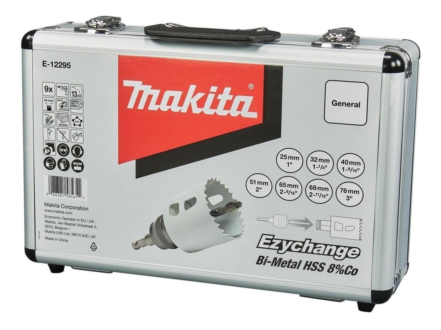 Set 9 Piezas Sierra Copa Ezychange Bi-metal HSS 8% Co Makita-7