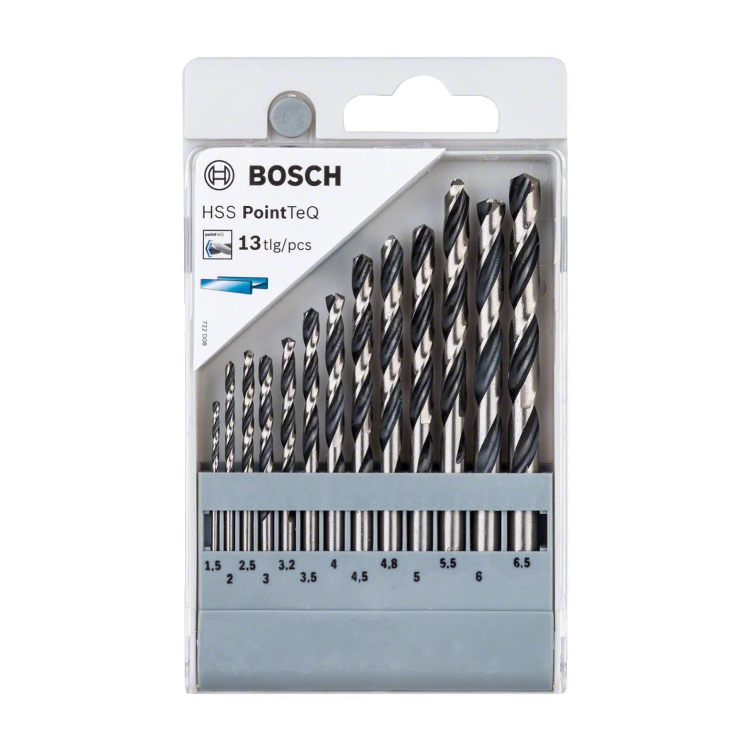 Set Brocas Para Metal HSS-Pointteq 13 Pzas. - Bosch-1