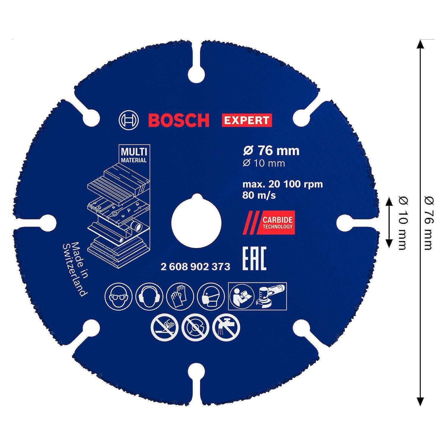 Disco Corte Bosch Expert Carbide Multi Wheel 76mm Miniamola-2