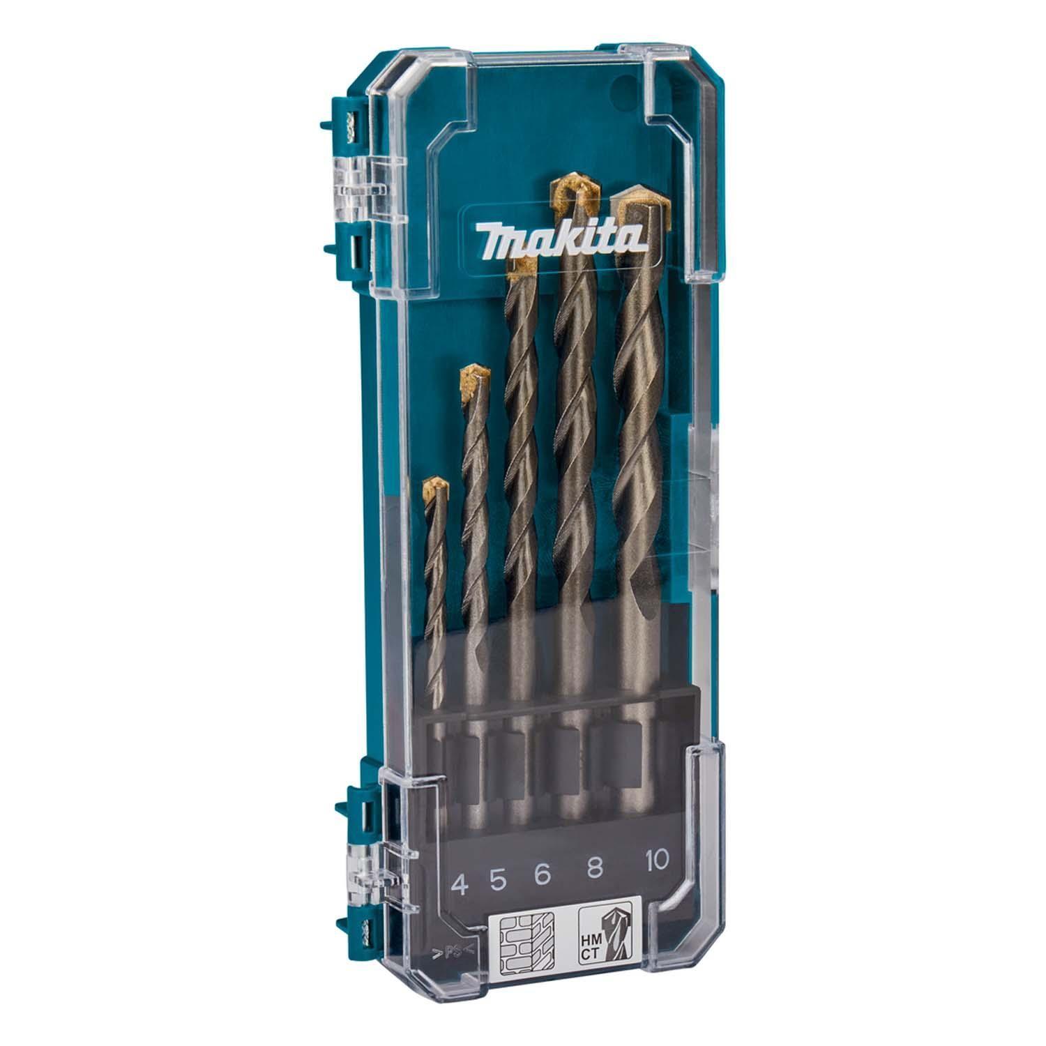 Juego de Brocas Para Concreto (4-10mm) 5 Pzas - Makita-2