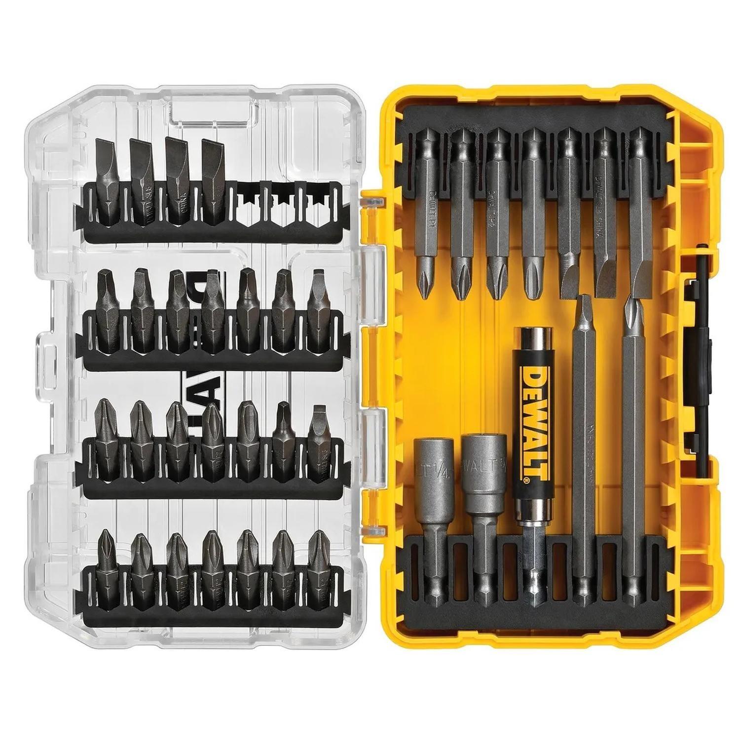 Set 37 Puntas con estuche ToughCase DeWalt DW2163-0