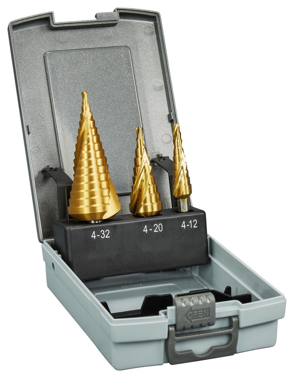 Set Brocas Escalonadas Espiral Titanium 3 PZAS. - Makita-2