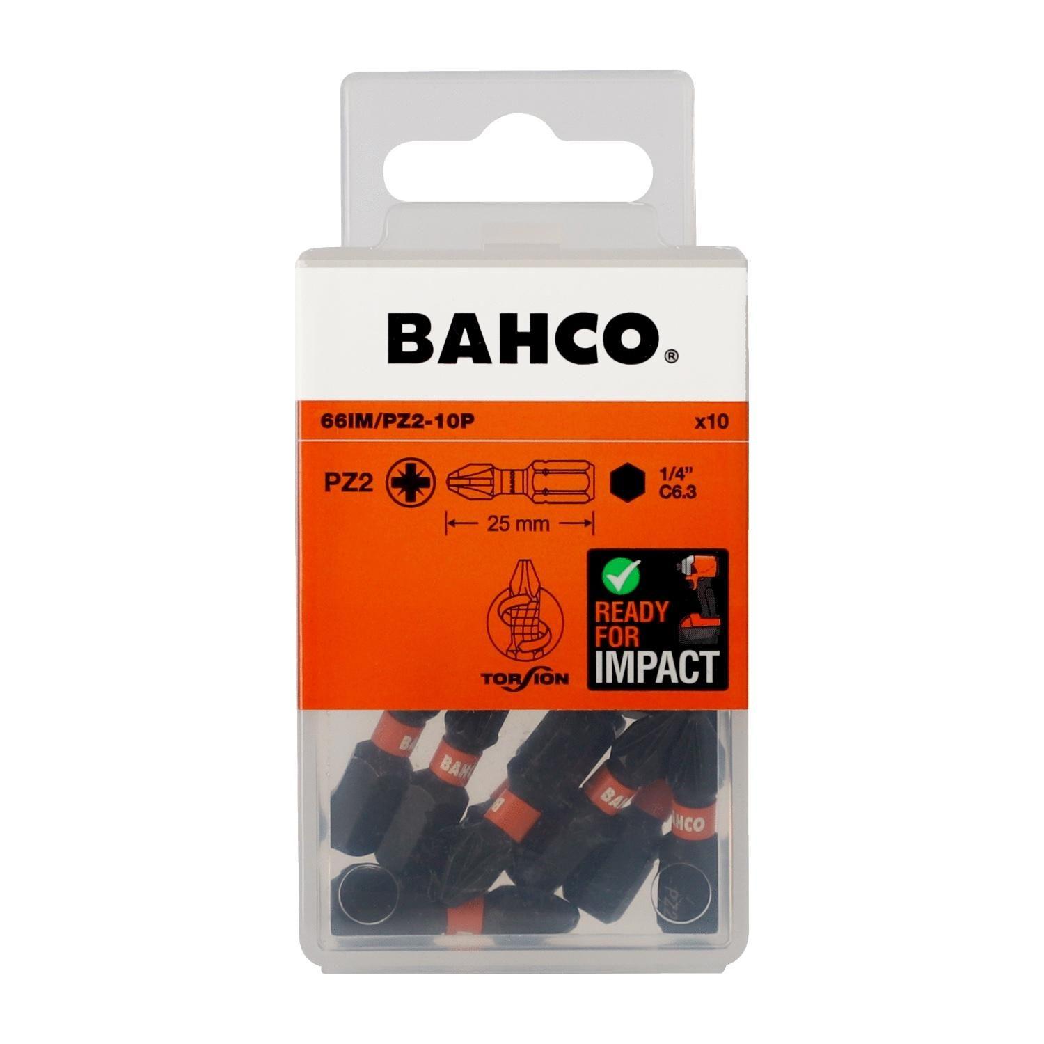 Puntas De Impacto De Torsión P2x25mm 10 Pzas - Bahco-0