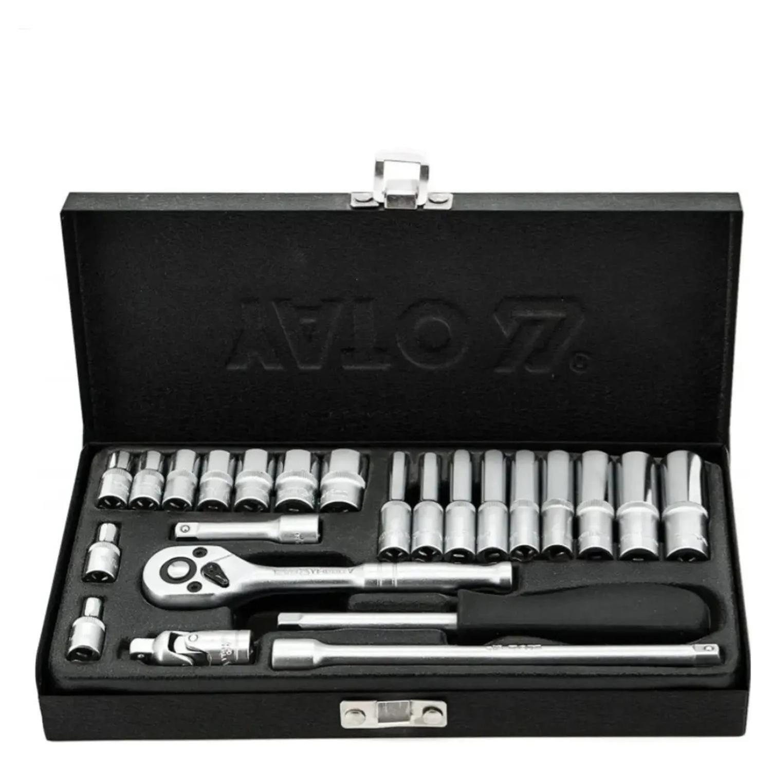 Juego 23 Dados con Chicharra Yato YT-14421 1/4'' 4-13mm-0