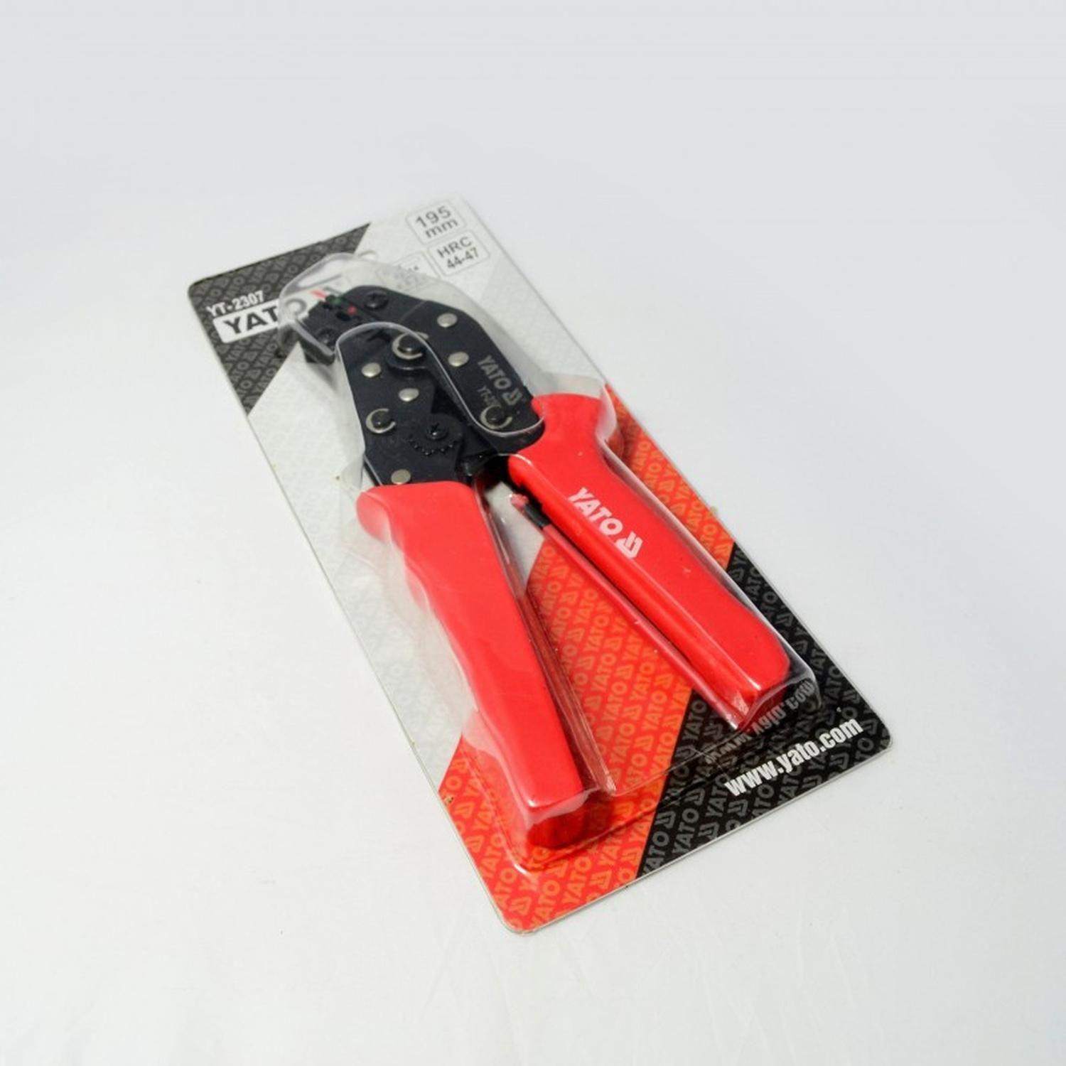 Alicate Crimpeador Terminales YATO YT-2307 0.5-2.5mm² 195mm-3