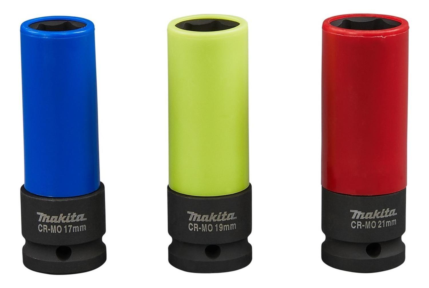 Set 3 Dados De Impacto 1/2 Para Tuercas De Rueda Makita-0