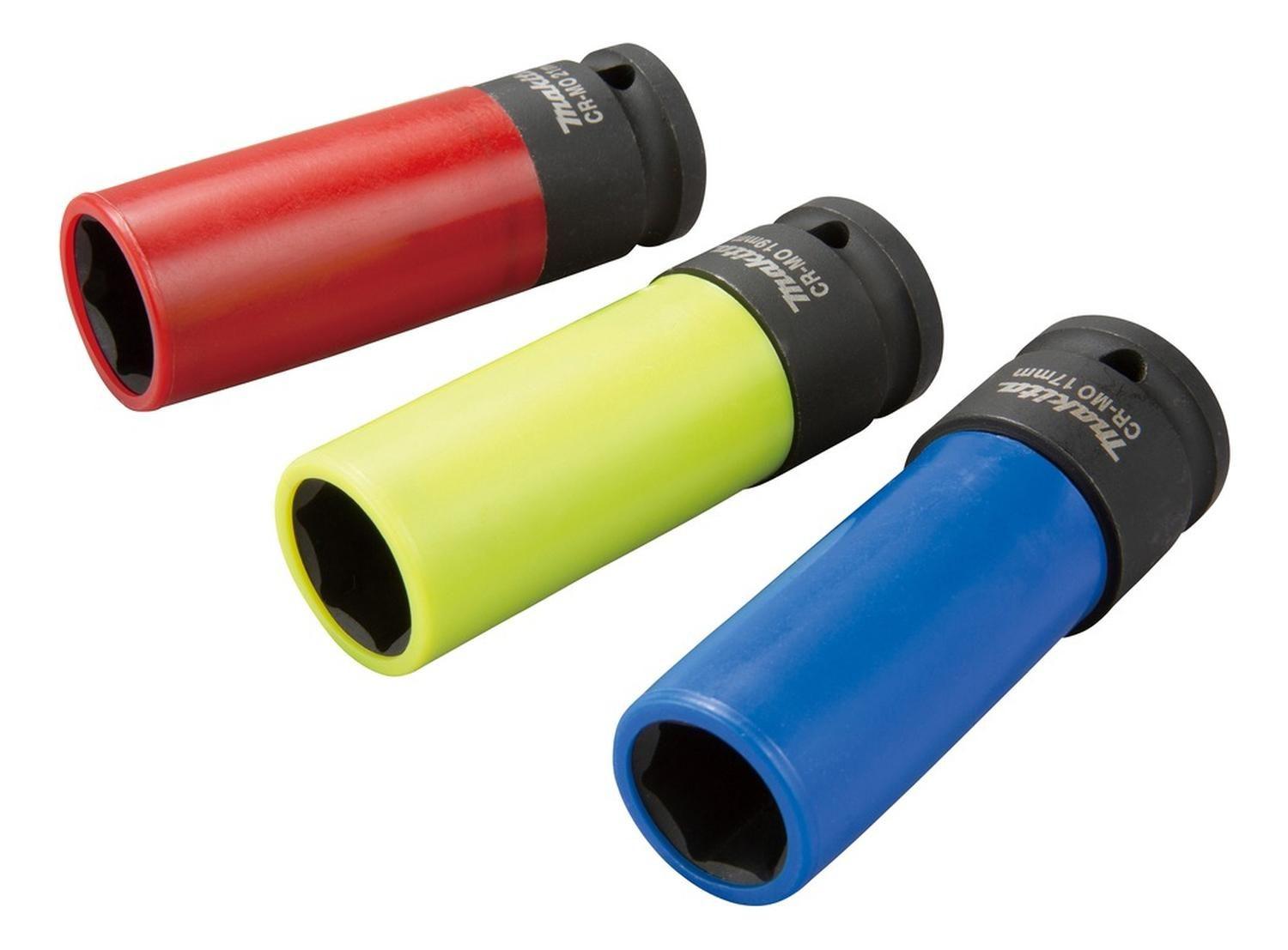 Set 3 Dados De Impacto 1/2 Para Tuercas De Rueda Makita-1