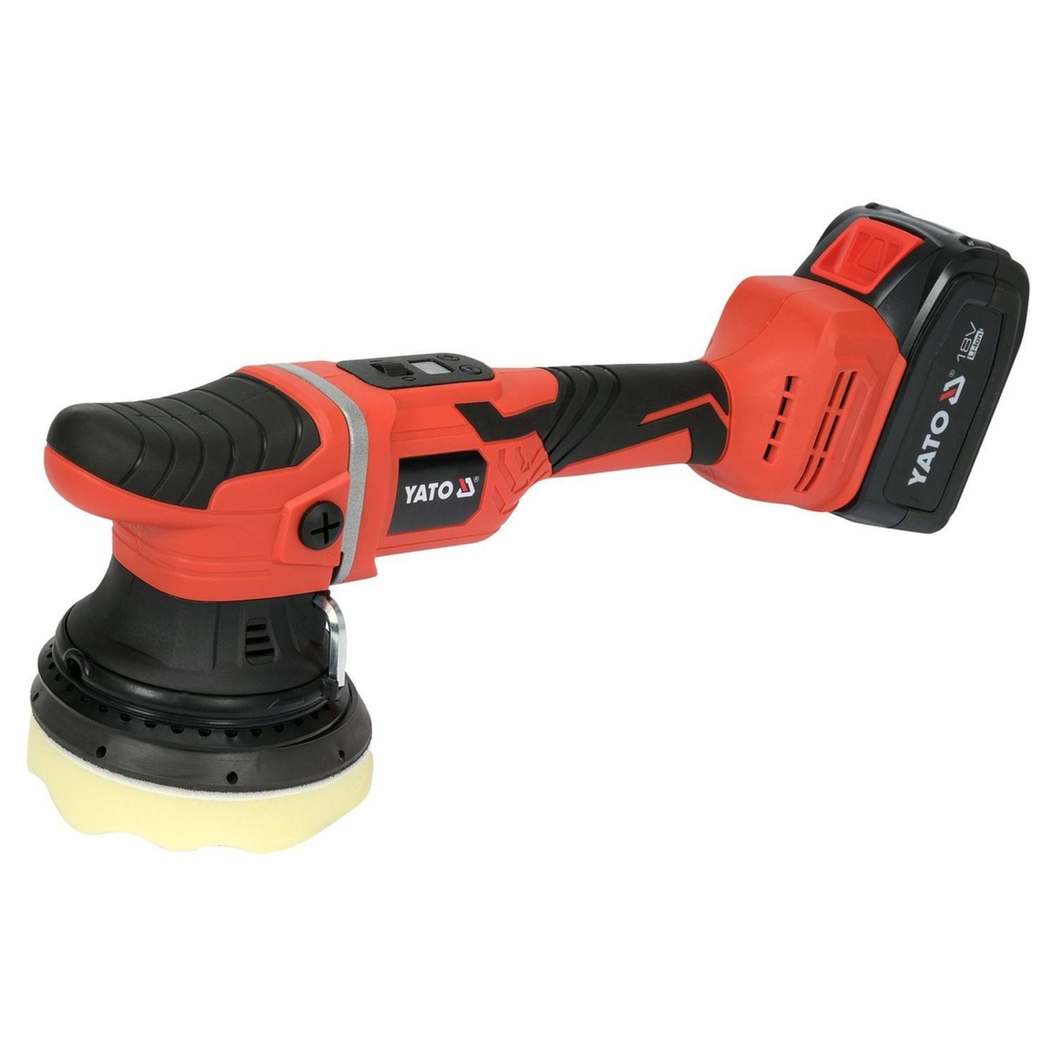 Pulidora Roto Orbital Inalámbrica Yato 18V YT-82924-0